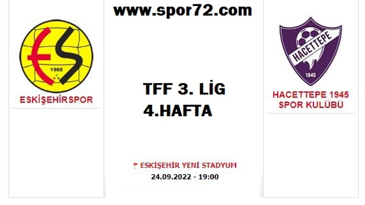 CANLI İZLE! Eskişehirspor – Hacettepe 1945 Spor canlı maç izle