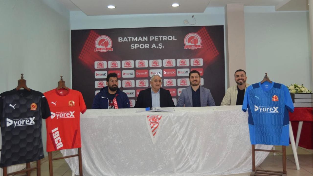 Batman Petrolspor ile DyoreX arasında sponsorluk anlaşması imzalandı