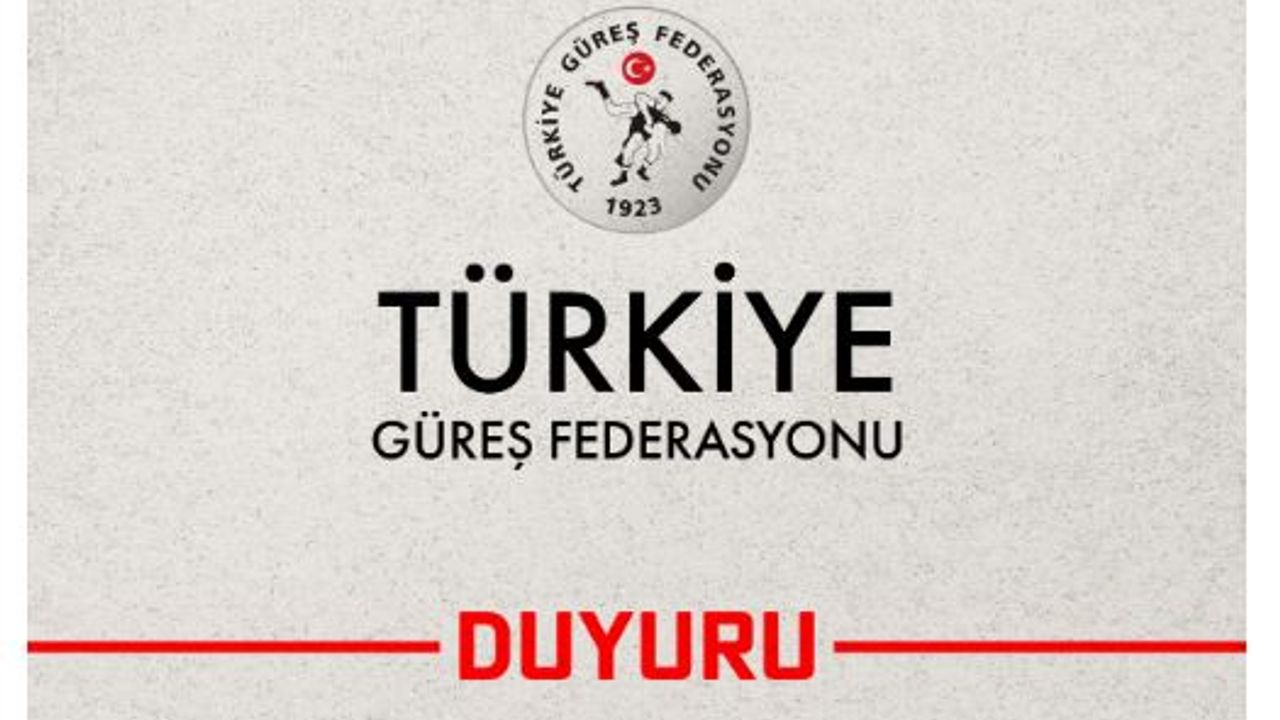 Türkiye Güreş Federasyonu, Kahramanmaraş'ta düzenlenen turnuva ile ilgili açıklama yaptı