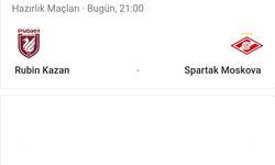 Rubin Kazan Spartak Moskova maçı İZLE Bedava canlı maç izle