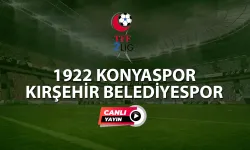 1922 Konyaspor-Kırşehir Belediyespor Maçı Canlı İzle!