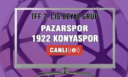 Pazarspor 1922 Konyaspor Maçı Canlı İzle! TFF 2.Lig Pazarspor 1922 Konyaspor canlı yayın izle