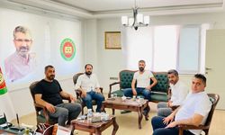 Amedspor ve Diyarbekirspor Kulüp Başkanı Selahattin Yıldırım ile Turan İlgin Diyarbakır Barosu'na ziyaret Gerçekleştirdi