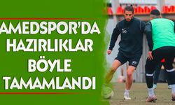 Amedspor Uşakspor maçı hazırlıklarını tamamladı