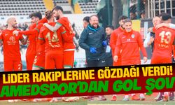 Lider Amedspor'dan Ankara'da gol şov!
