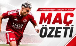 Batman Petrolspor-Sivasspor maç özeti