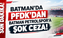 PFDK’dan Batman Petrolspor’a şok ceza!