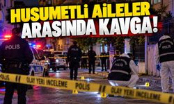 Husumetli aileler arasında kavga!