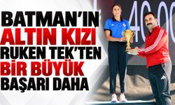 Batman’ın altın kızı Ruken Tek’ten bir büyük başarı daha