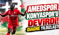 Amedspor Konyaspor’u devirdi! Diagne yıldızlaştı