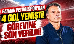 Batman Petrolspor’dan 4 gol yemişti! Görevine son verildi