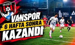 Vanspor 6 hafta sonra kazandı