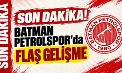 Batman Petrolspor'da flaş gelişme