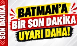 Batman’a bir son dakika uyarı daha