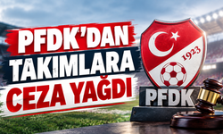 PFDK’dan takımlara ceza yağdı