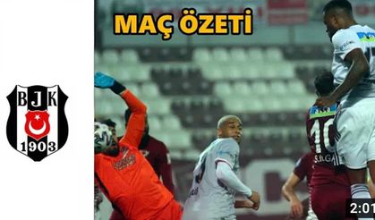 Özet | Beşiktaş 1-2 Trabzonspor maç özeti izle