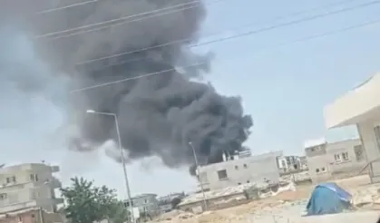 Batman'da bir şantiyede yangın çıktı