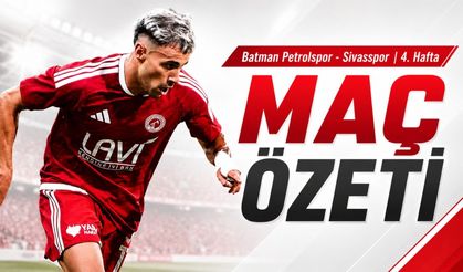 Batman Petrolspor-Sivasspor maç özeti