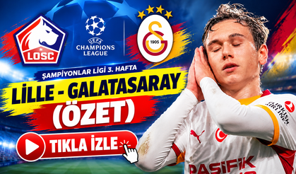 Şampiyonlar Ligi 3. Hafta | Lille - Galatasaray (Özet)