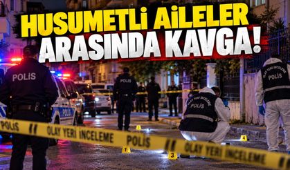 Husumetli aileler arasında kavga!
