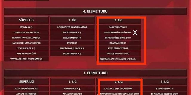 Amedspor Ziraat Türkiye kupasına 4. Turda katılacak