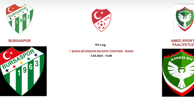 CANLI İZLE! Bursaspor Amedspor canlı maç izle