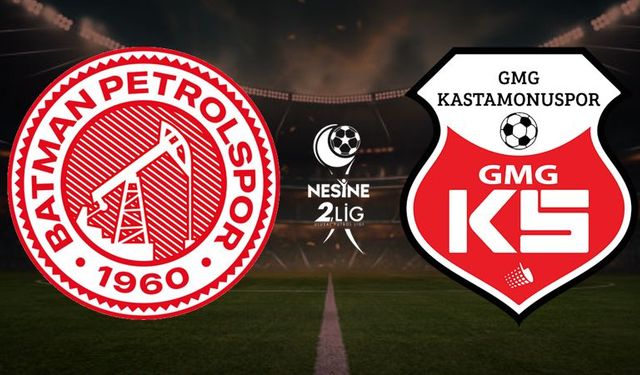 Batman Petrolspor-GMG Kastamonuspor CANLI İZLE