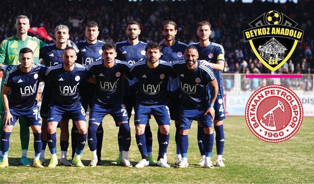 Beykoz Anadolu -Batman Petrolspor maçı canlı yayınlanacak