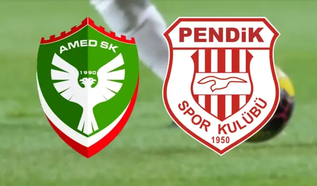 Amedspor – Pendikspor maçın hakemi ve yayın bilgisi belli oldu