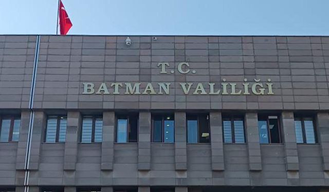 Batman Valiliği’nden önemli duyuru