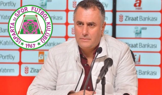 Ispartaspor’da ayrılık! Egosu, görevinin sonlanmasına neden oldu