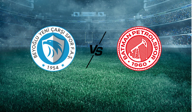 Beyoğlu Yeniçarşıspor -Batman Petrolspor maçı saat kaçta ve hangi kanalda?