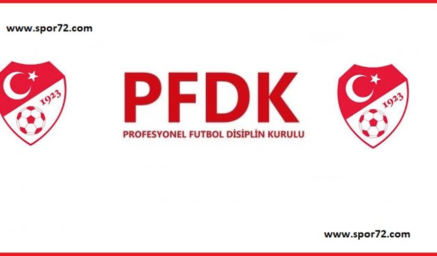 TFF Disiplin kurulu PFDK Kararları Açıklandı- 03.01.2023