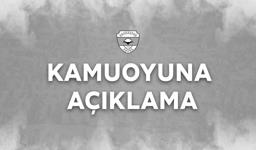 Adanaspor ligden çekildiğini açıkladı