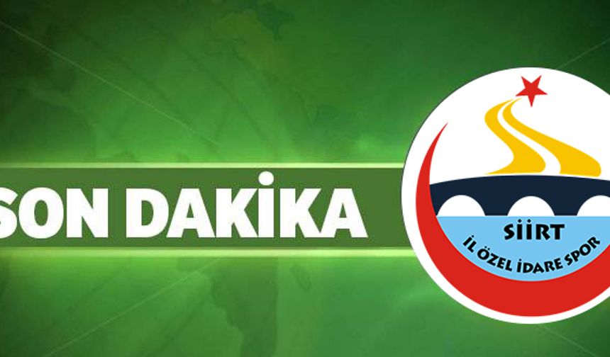 Siirtspor'dan ligden çekilme kararı!