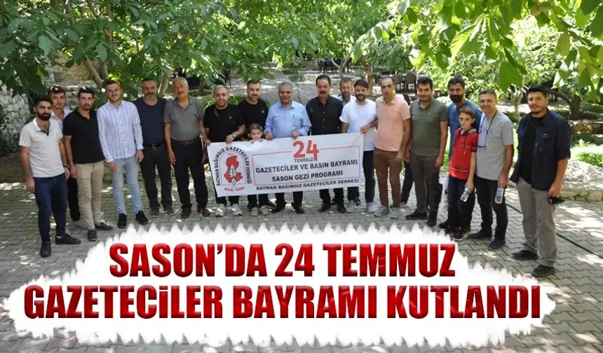 Sason'da "24 Temmuz Gazeteciler Bayramı" Kutlandı