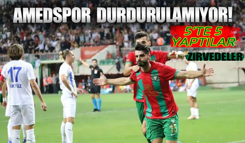 Amedspor'dan son sürat