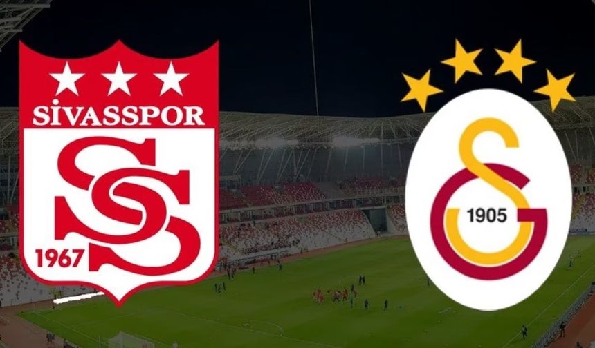 Galatasaray, Sivasspor maçına eksiklerle çıkıyor: İlk 11'ler belli oldu