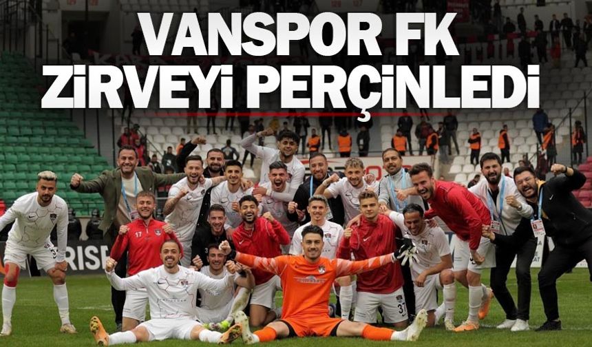 Vanspor FK zirveyi perçinledi! Diyarbakır'da 3 puanla döndü