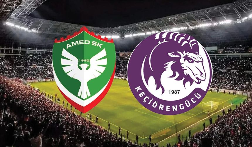 Amedspor - Keçiörengücü maç hangi kanalda, saat kaçta?