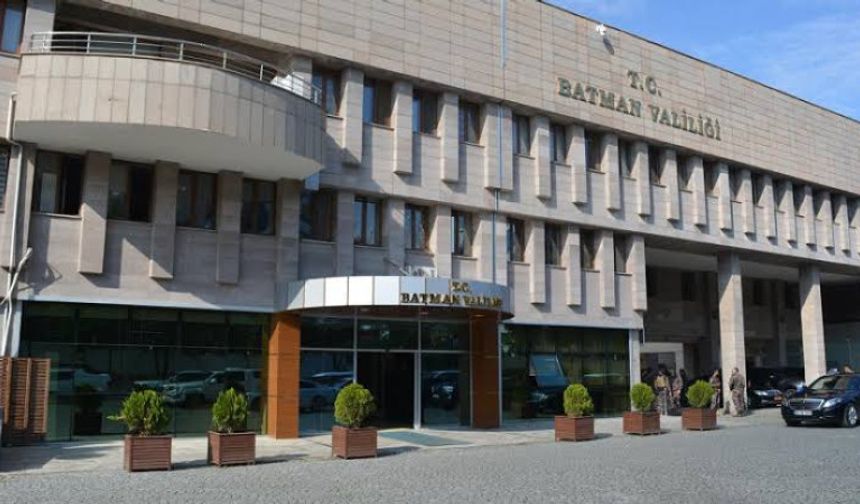 Batman Valiliğinden güvenlik uyarısı