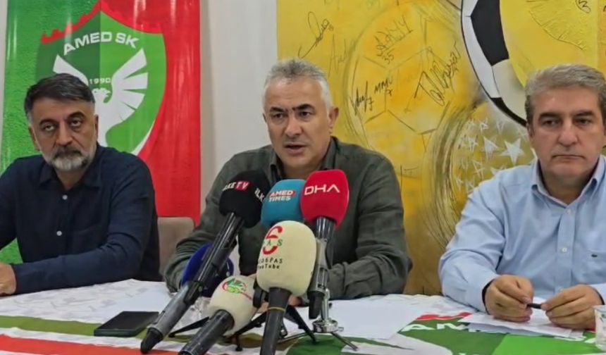 Amedspor'un yeni teknik direktöründen çarpıcı açıklamalar