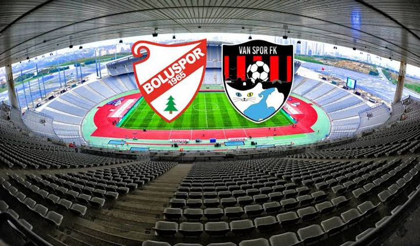 Vanspor, Boluspor müsabakasında ilginç detay