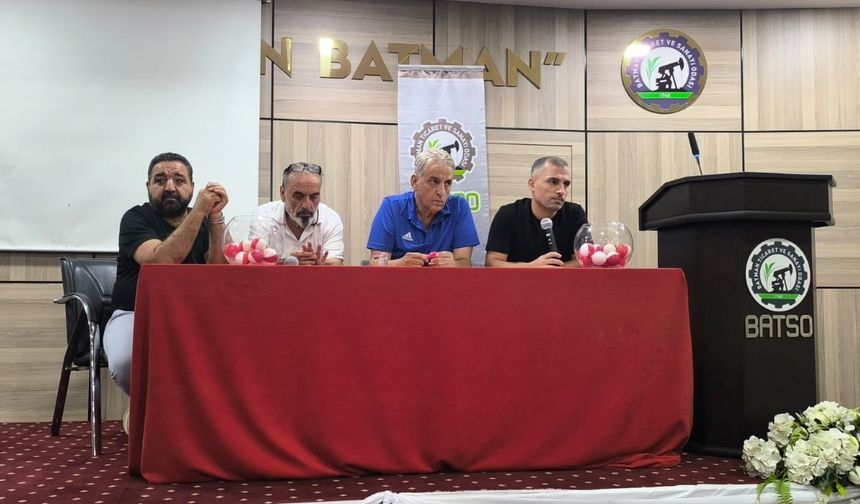 Batman 1. Amatör Lig’de kuralar çekildi