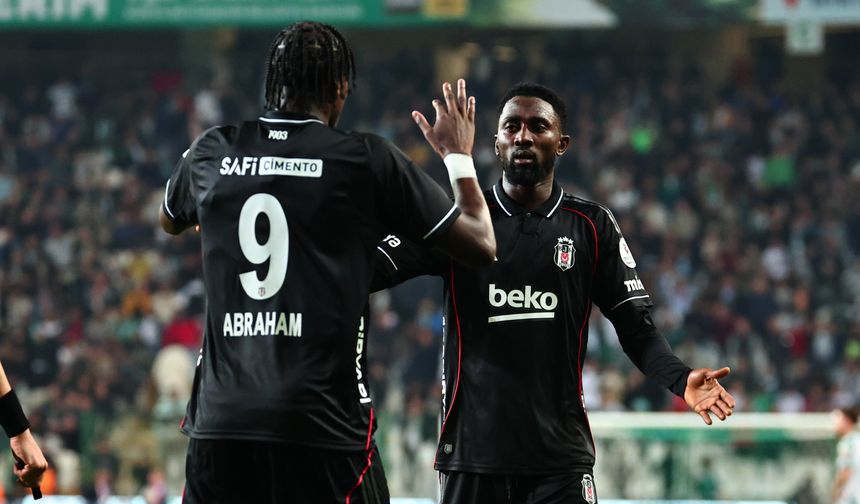 Beşiktaş, Konyaspor’u deplasmanda 2-0 mağlup etti!