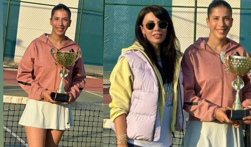 Batmanlı tenisçiler şampiyonaya damgasını vurdu