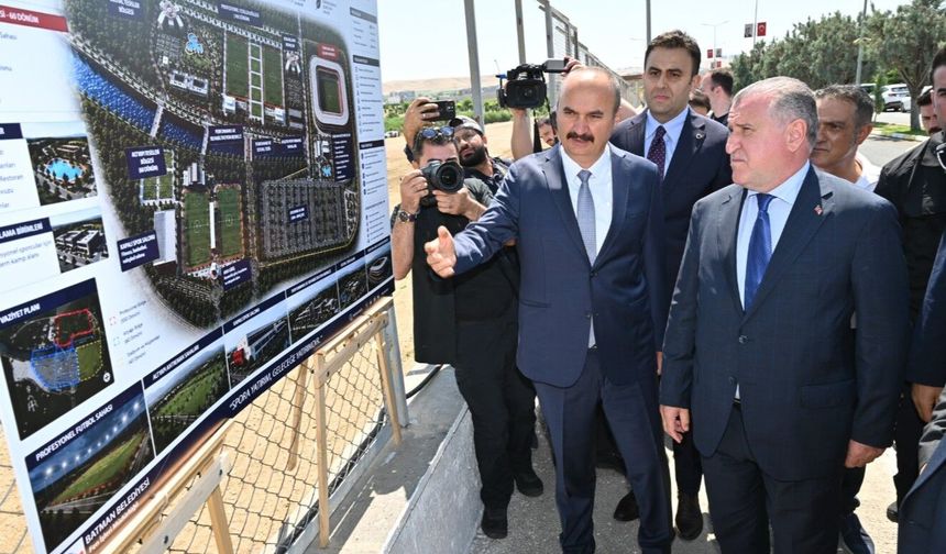Bakan Petrolspor’un yeni stat projesini inceledi