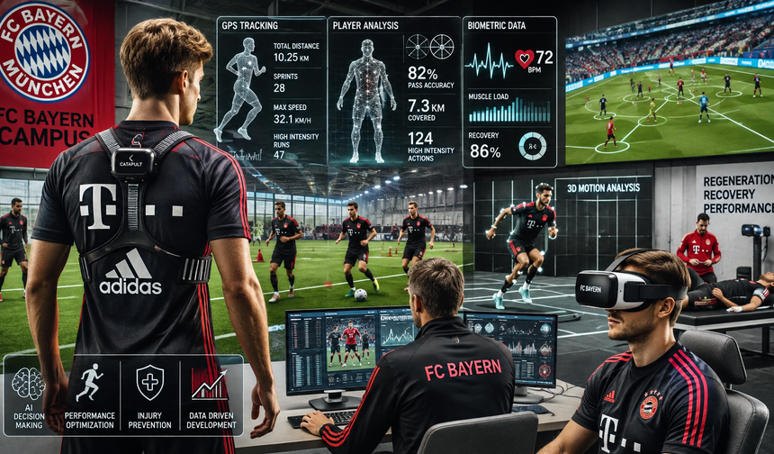Bayern Münih'in gizli formülü ortaya çıktı! Yapay zeka ve son teknolojiyle yıldız futbolcular öyle yetişiyor