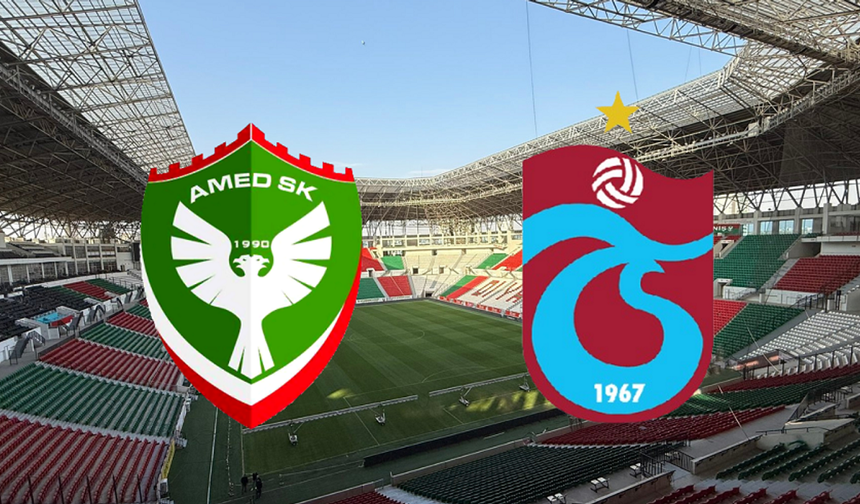 Amedspor-Trabzonspor maçı öncesi flaş tehdit