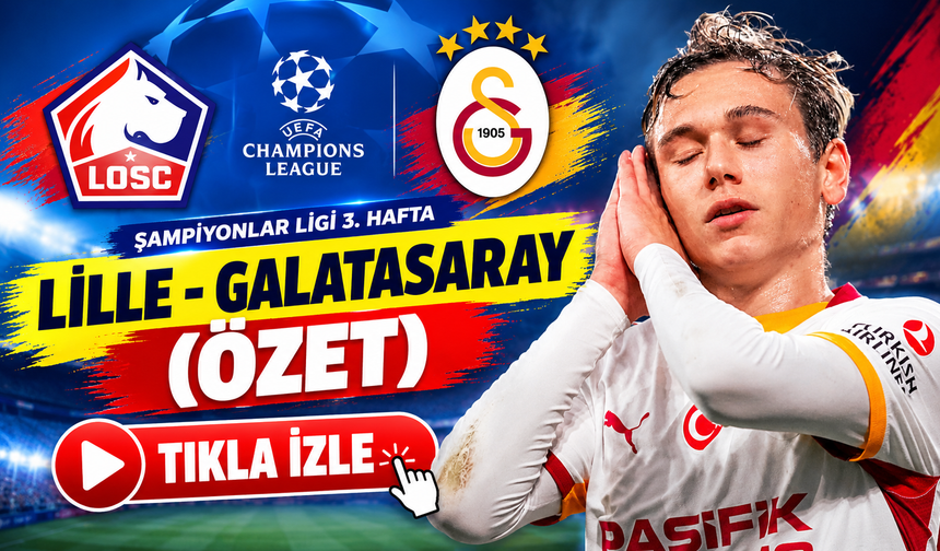 Şampiyonlar Ligi 3. Hafta | Lille - Galatasaray (Özet)